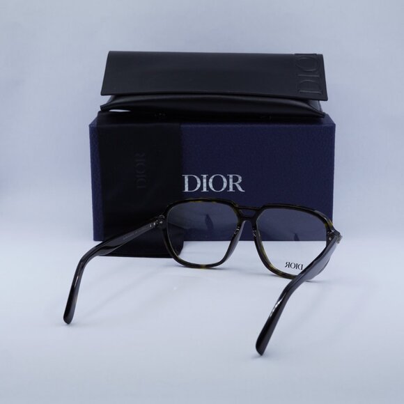 Dior DIORBLACKSUITO AI 2000 Eyeglasses Havana 57mm Aviator Frame - Picture 10 of 10